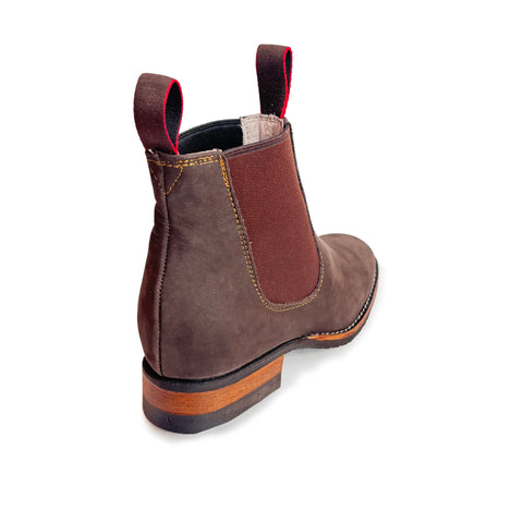 Botín Rodeo Chocolate Nobuk