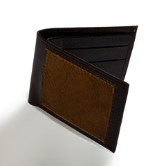 Cartera en piel con aplicación